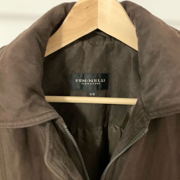 Fen-Nelli brown coat size 7/8 (medium) - Picture 3 of 5